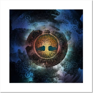 Tree of life vibrations Posters and Art